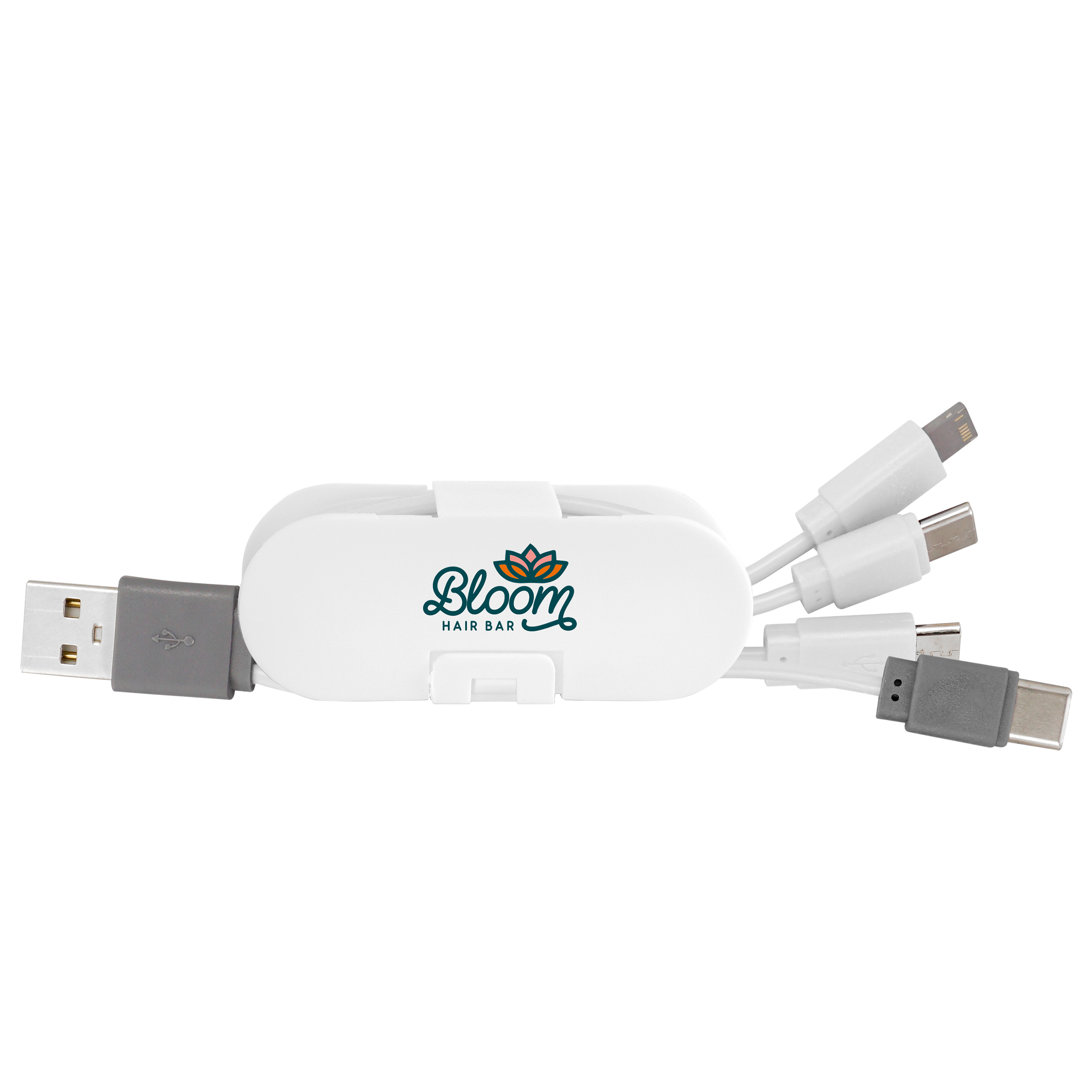 Dual Input Cable Wrap Phone Stand 1