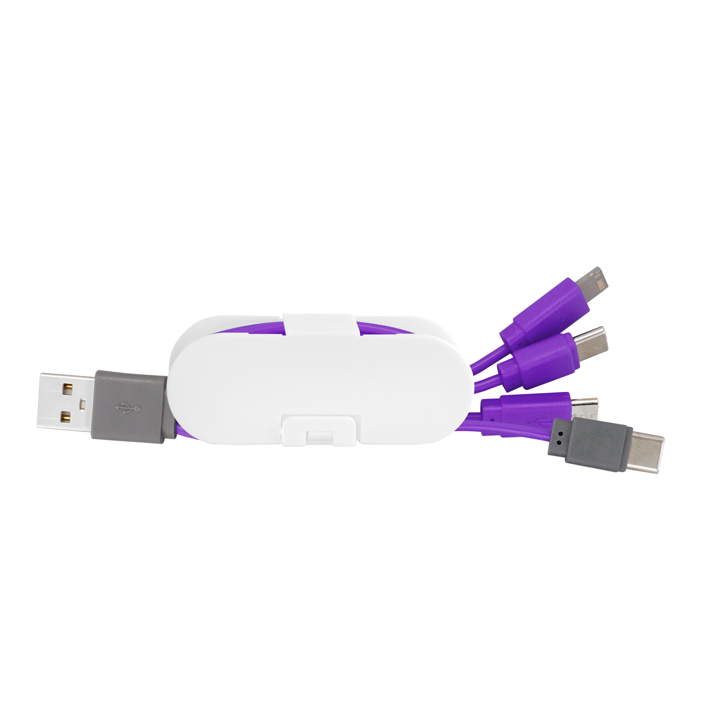 Dual Input Cable Wrap Phone Stand 1