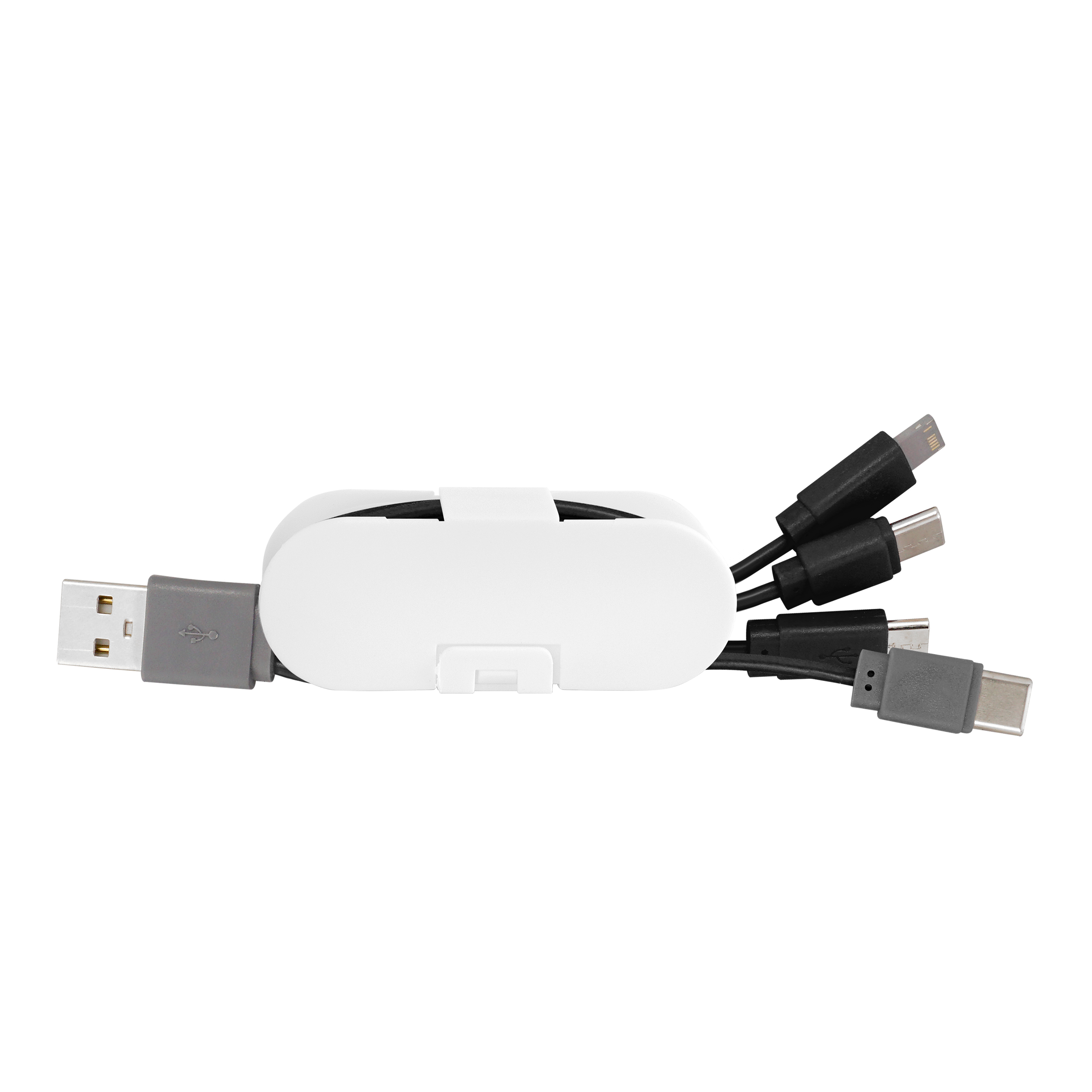 Dual Input Cable Wrap Phone Stand 1