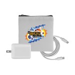 Colorful RPET Fast C to C Charging Set - Gray Colorful RPET Fast C to C Charging Set - Gray