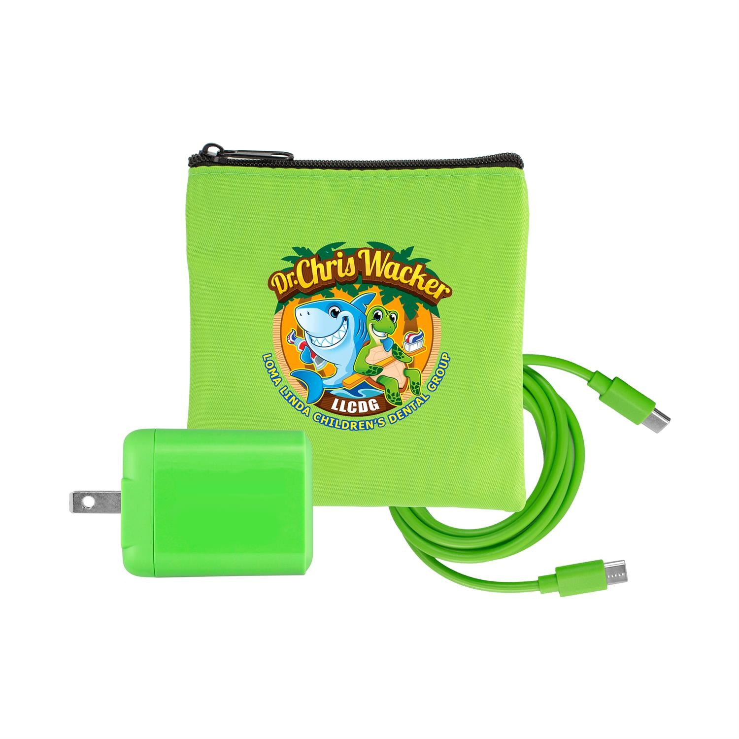 Colorful RPET Fast C to C Charging Set 1
