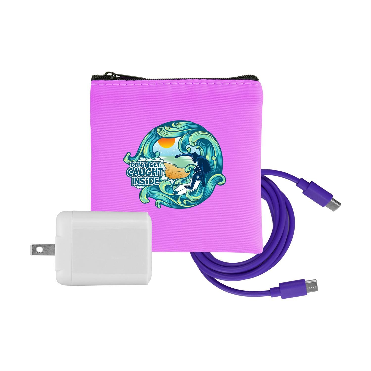Colorful RPET Fast C to C Charging Set 1