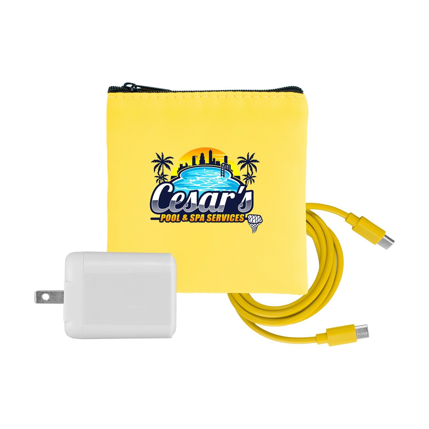 Colorful RPET Fast C to C Charging Set 1
