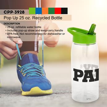 Pop Up 25 oz. Recycled Bottle 1