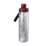 Locking 18 oz. Confetti Bottle - red Locking 18 oz. Confetti Bottle - red