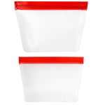 Reusable Food Storage Bag Set - Red Reusable Food Storage Bag Set - Red