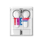 Sliding Bluetooth Ear Buds - White Logo Sliding Bluetooth Ear Buds - White Logo