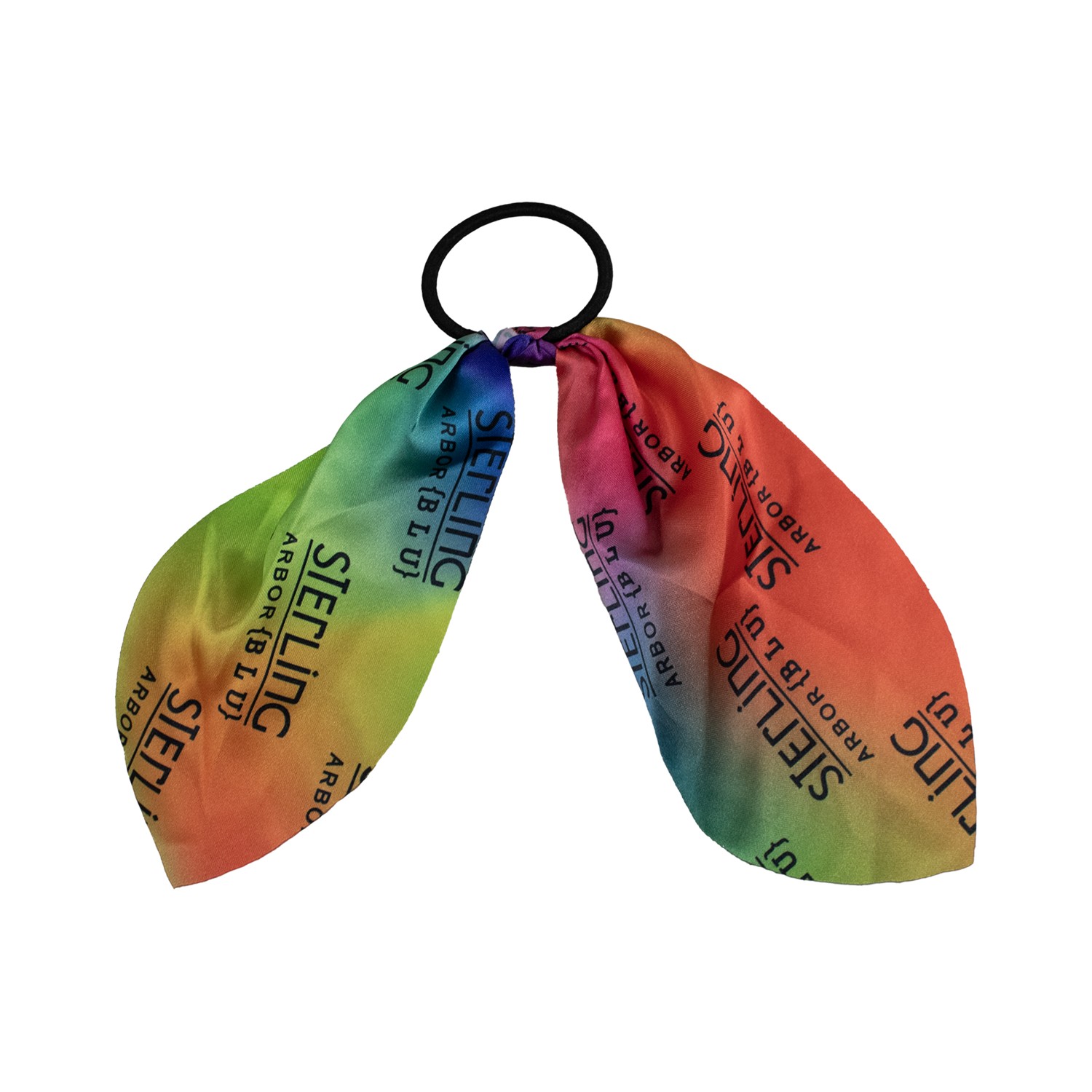 Shiny Full Color Bow Hair Tie 1