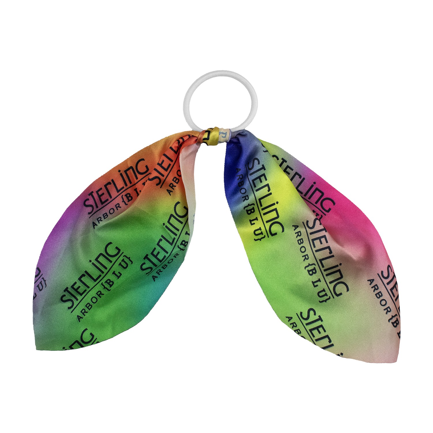 Shiny Full Color Bow Hair Tie 1