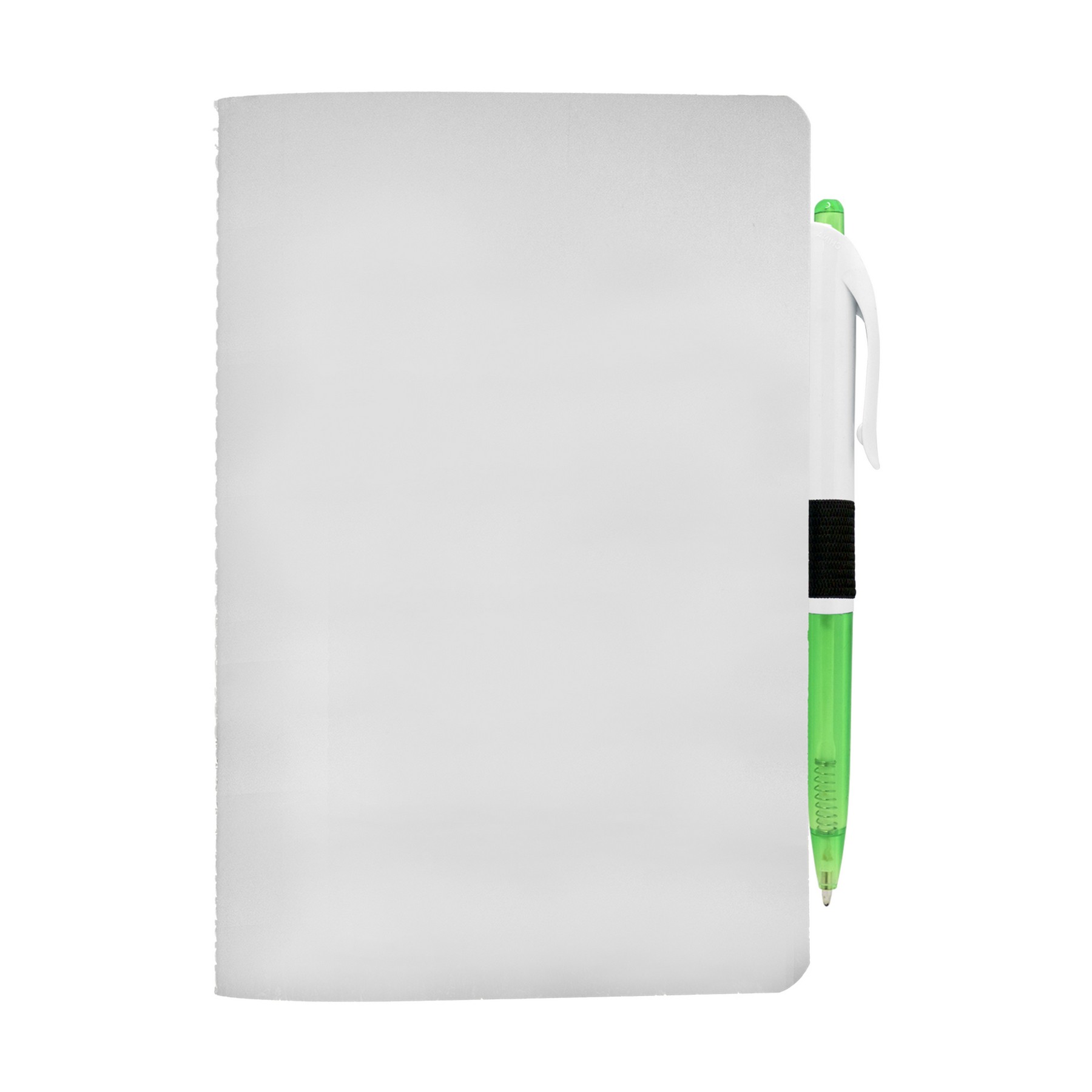 5" x 7" Sewn Paper Cover Notebook with Pen 1