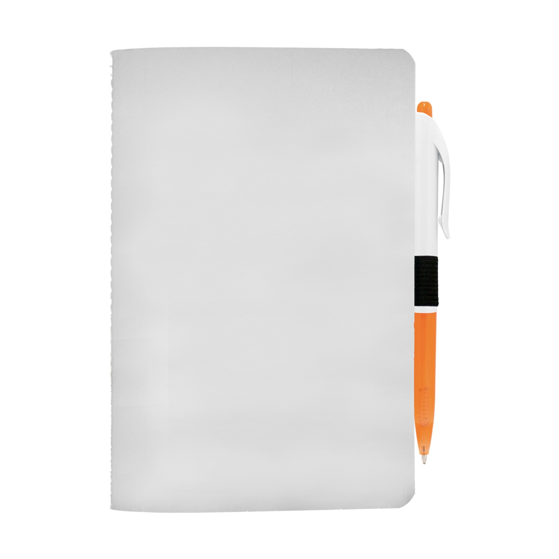 5" x 7" Sewn Paper Cover Notebook with Pen 1