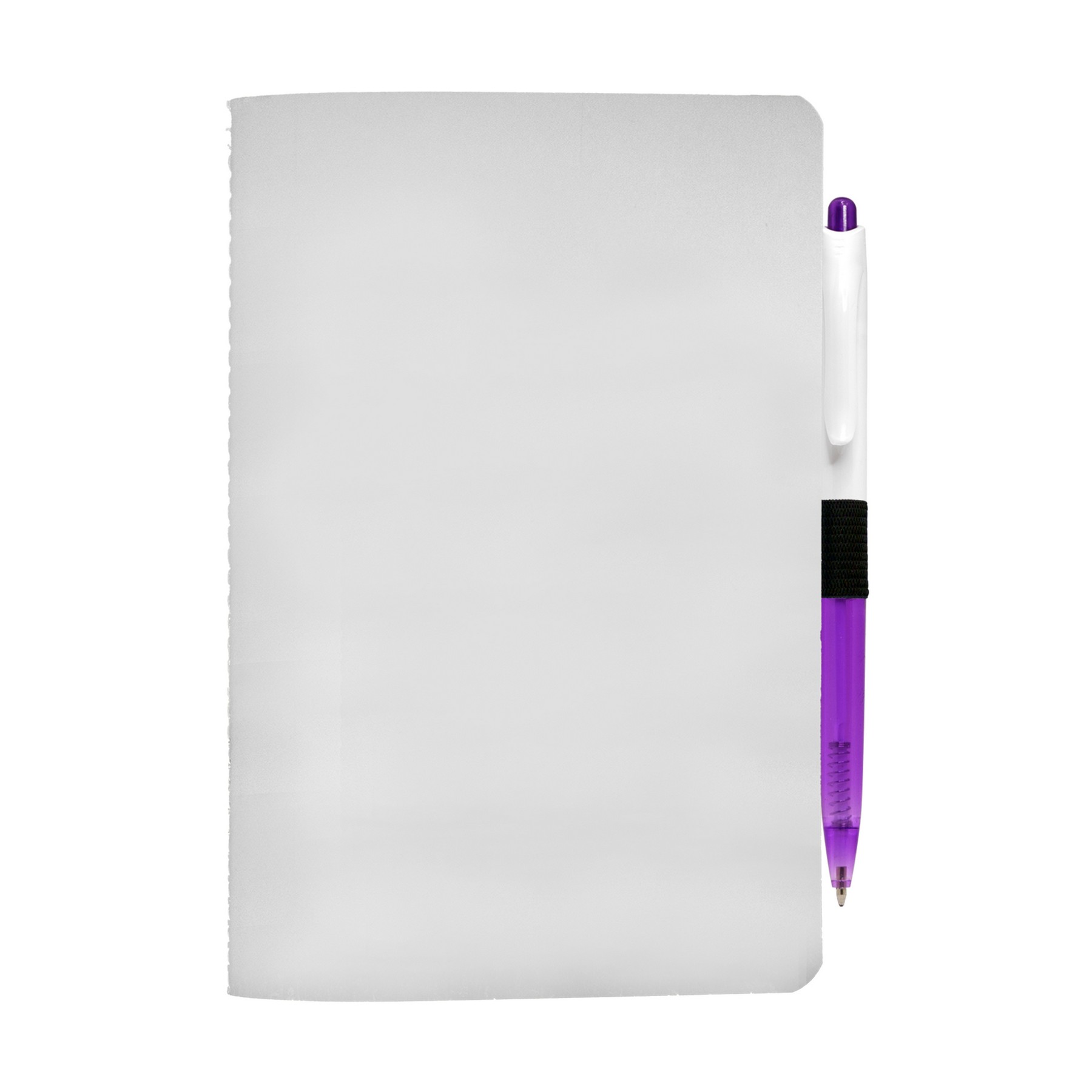 5" x 7" Sewn Paper Cover Notebook with Pen 1