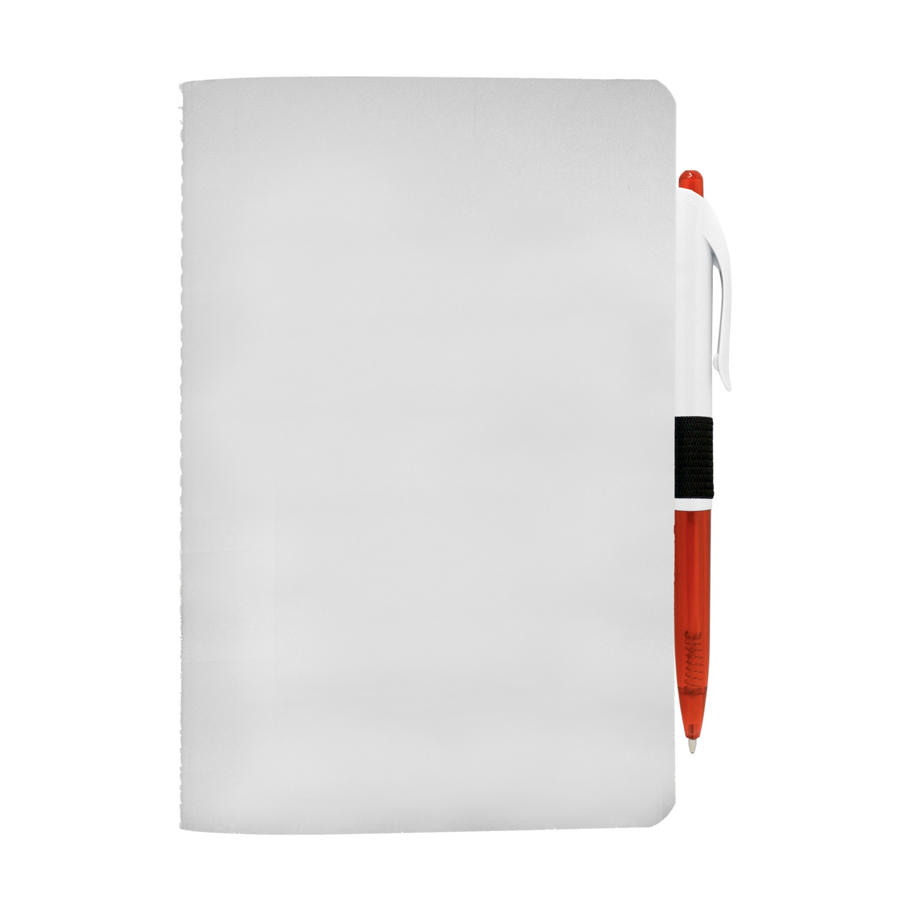5" x 7" Sewn Paper Cover Notebook with Pen 1