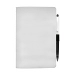 5" x 7" Sewn Paper Cover Notebook with Pen - smoke gray 5" x 7" Sewn Paper Cover Notebook with Pen - smoke gray