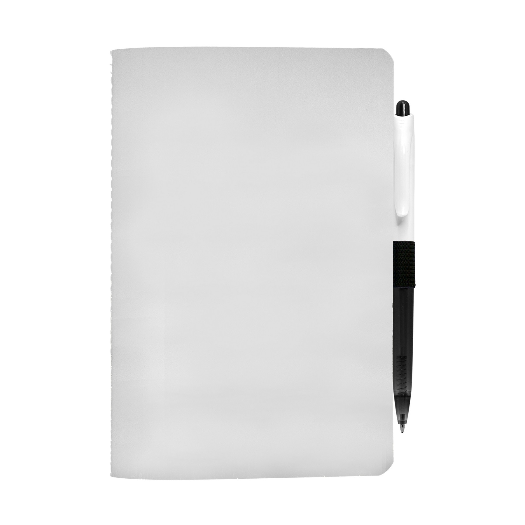 5" x 7" Sewn Paper Cover Notebook with Pen 1