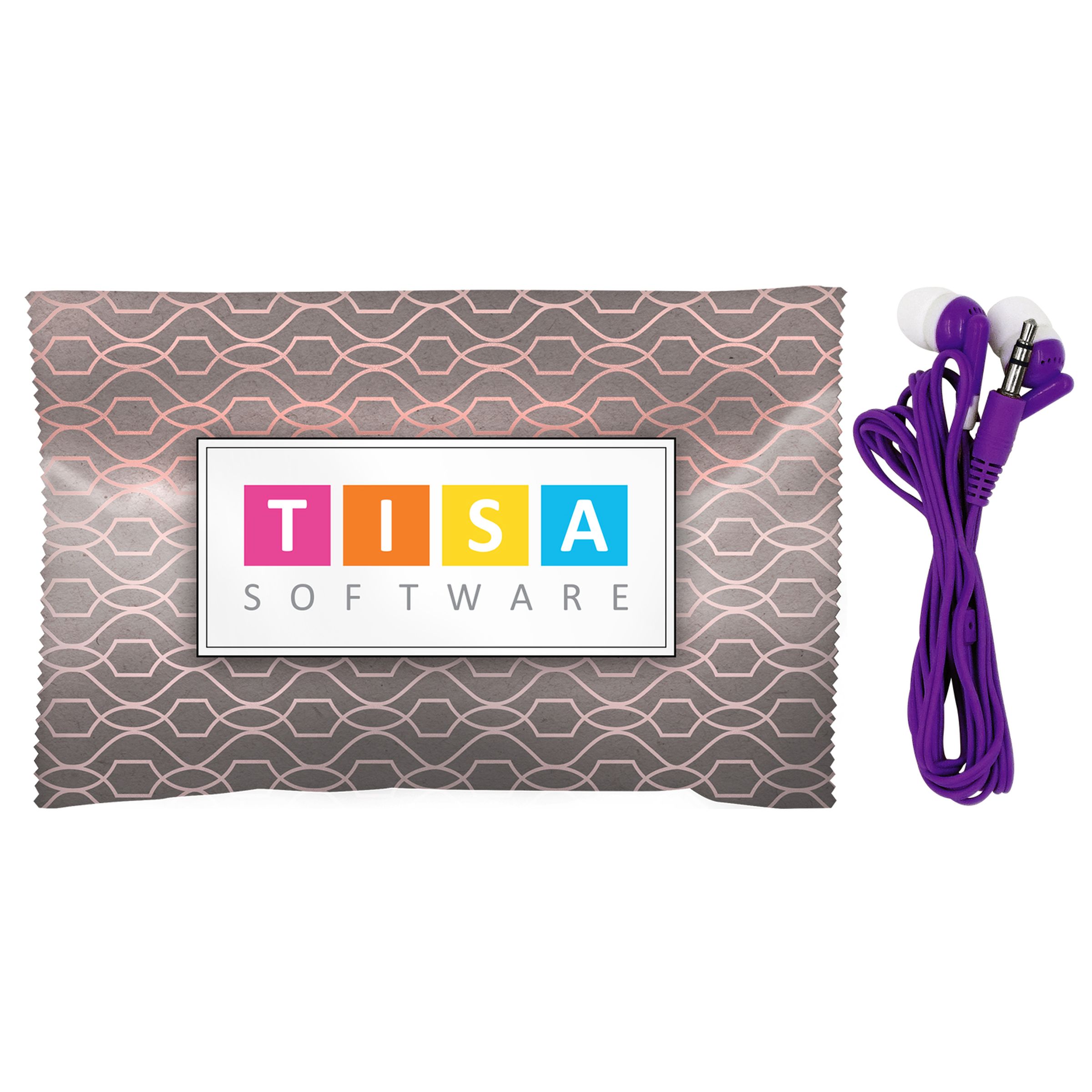 Twist Wrapped Ear Bud Set 1