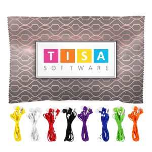 Twist Wrapped Ear Bud Set 1 Twist Wrapped Ear Bud Set 1