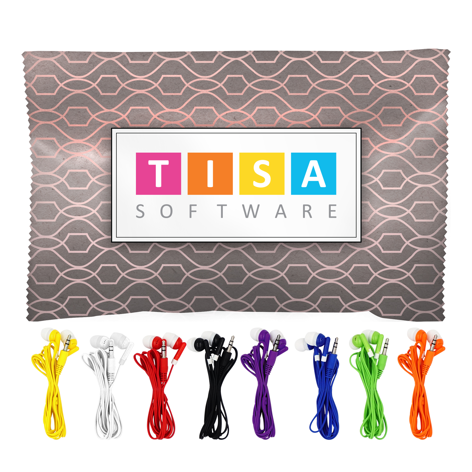 Twist Wrapped Ear Bud Set 1