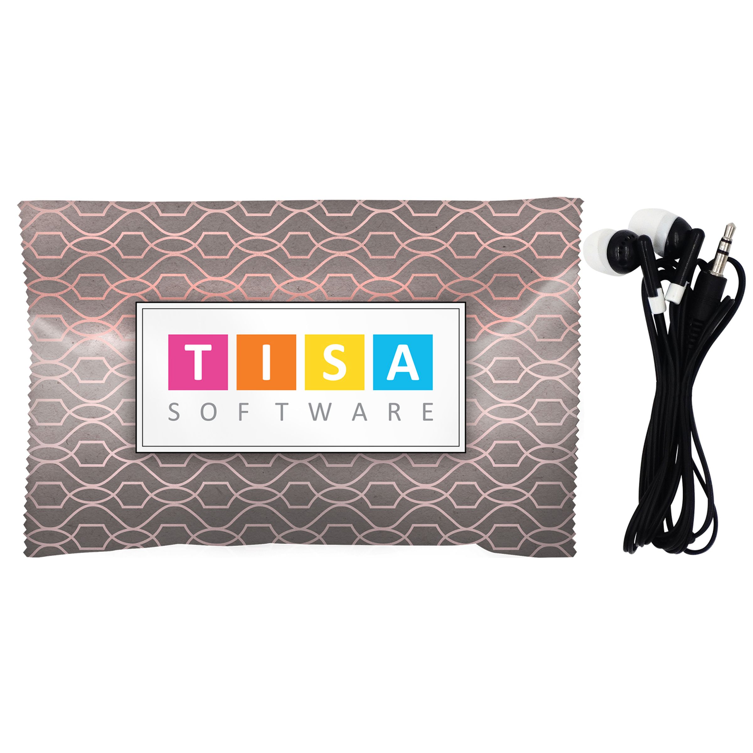 Twist Wrapped Ear Bud Set 1