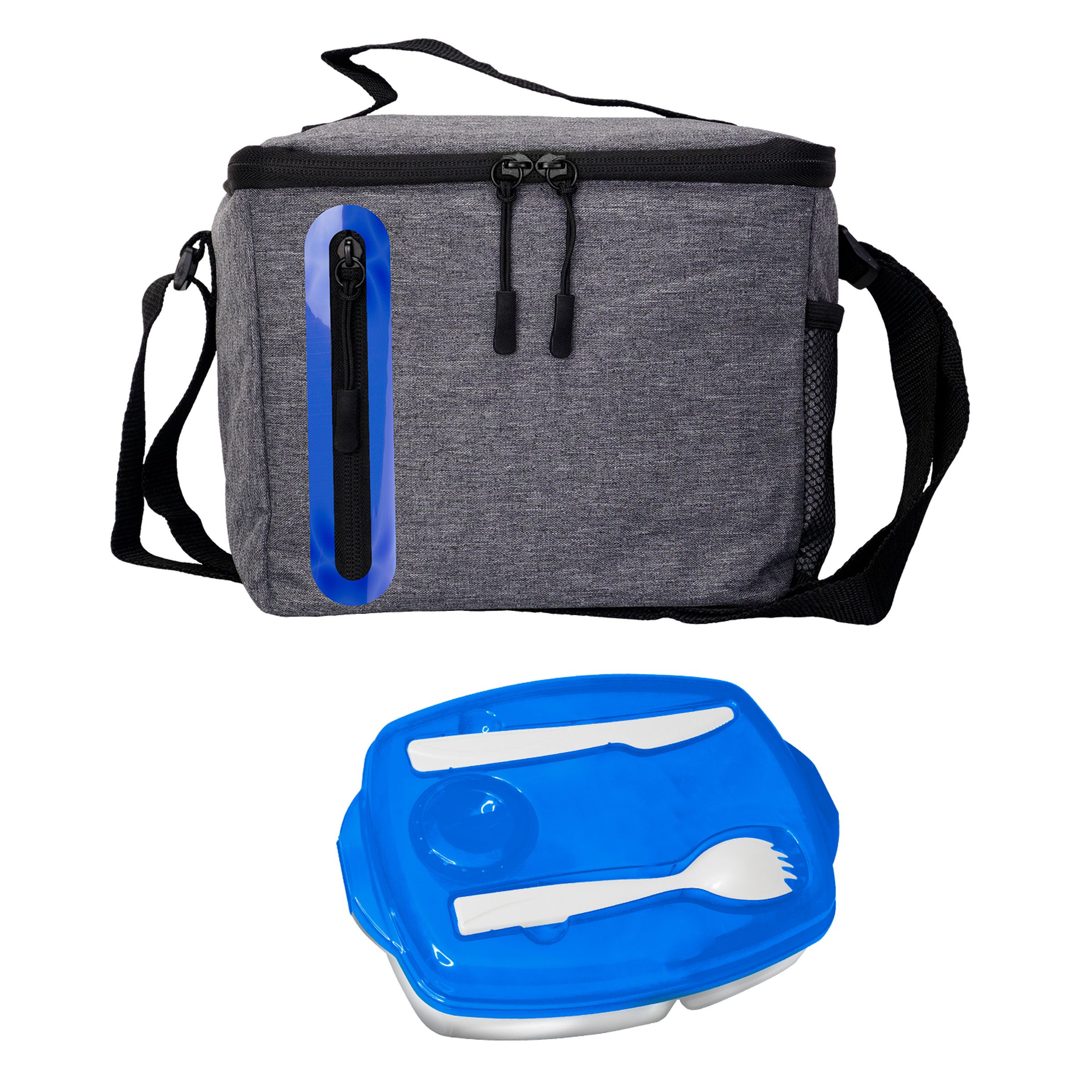 Locking Lid Oval Cooler Lunch Set 1