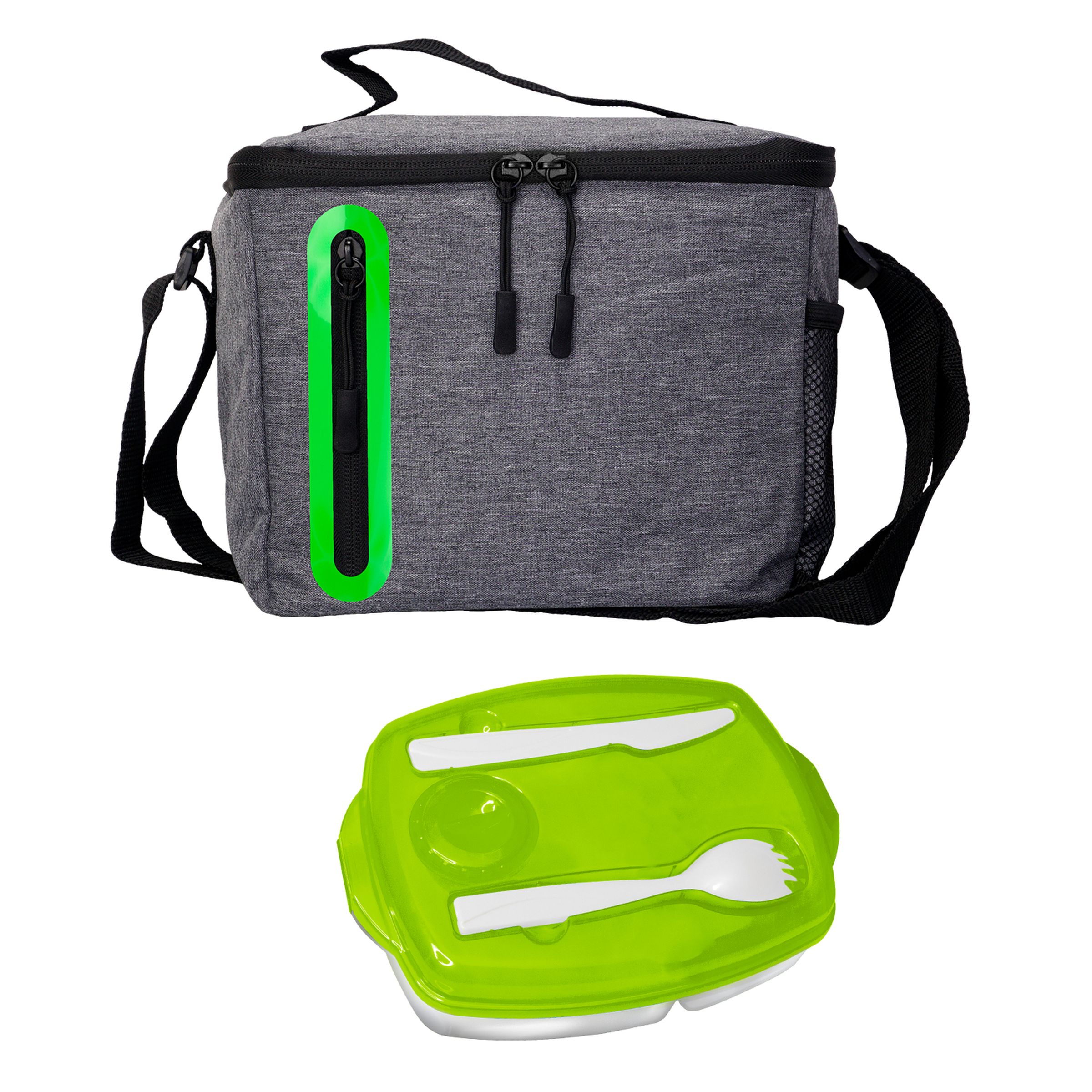 Locking Lid Oval Cooler Lunch Set 1