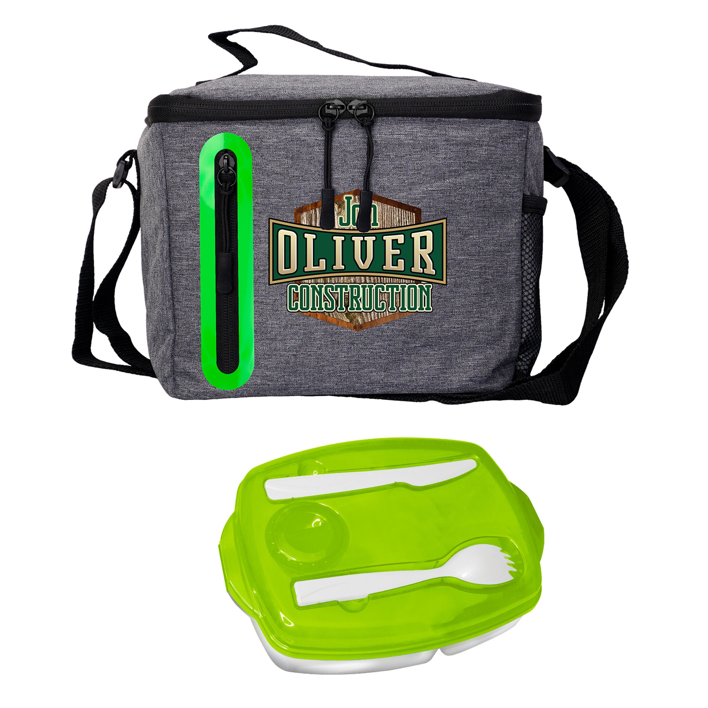 Locking Lid Oval Cooler Lunch Set 1