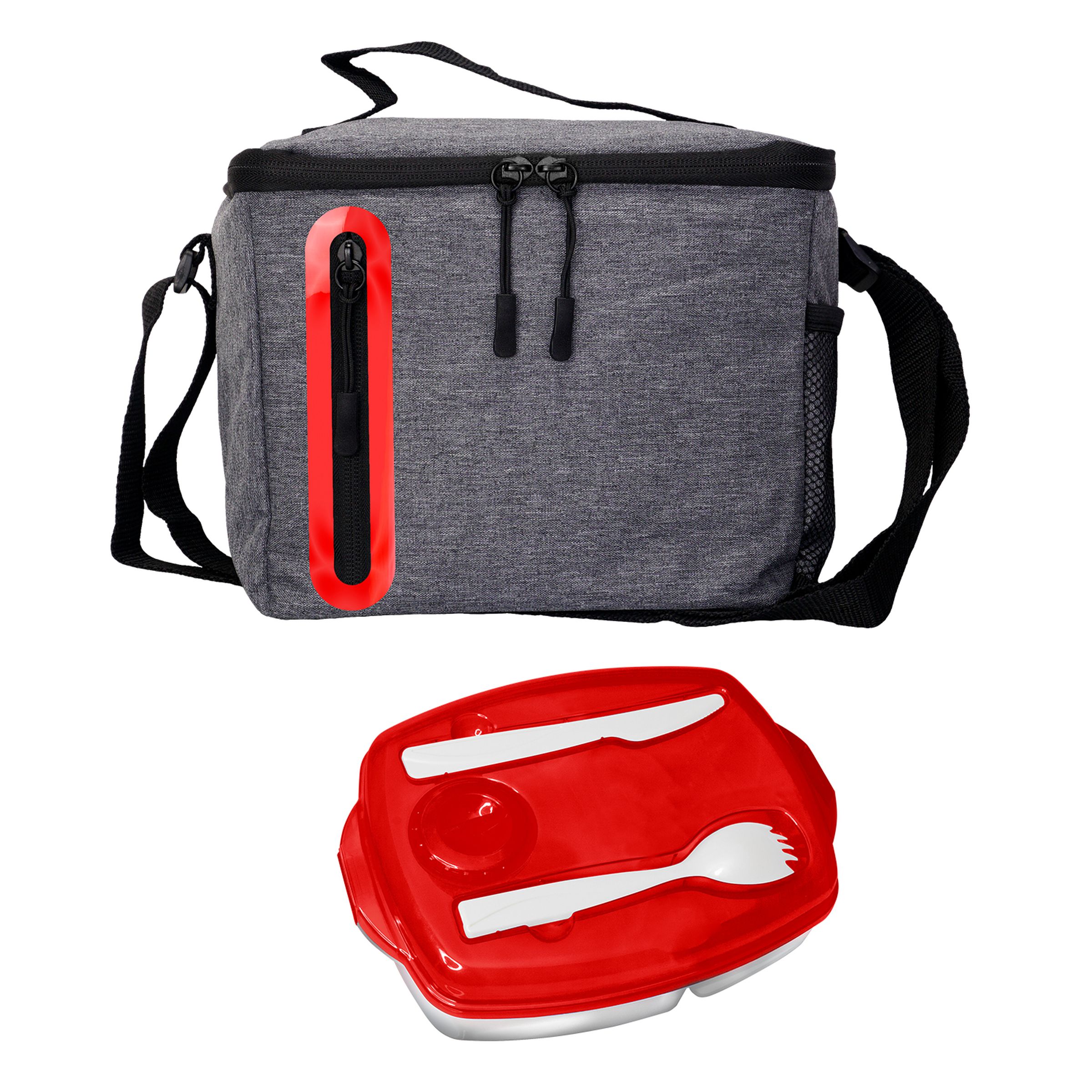 Locking Lid Oval Cooler Lunch Set 1