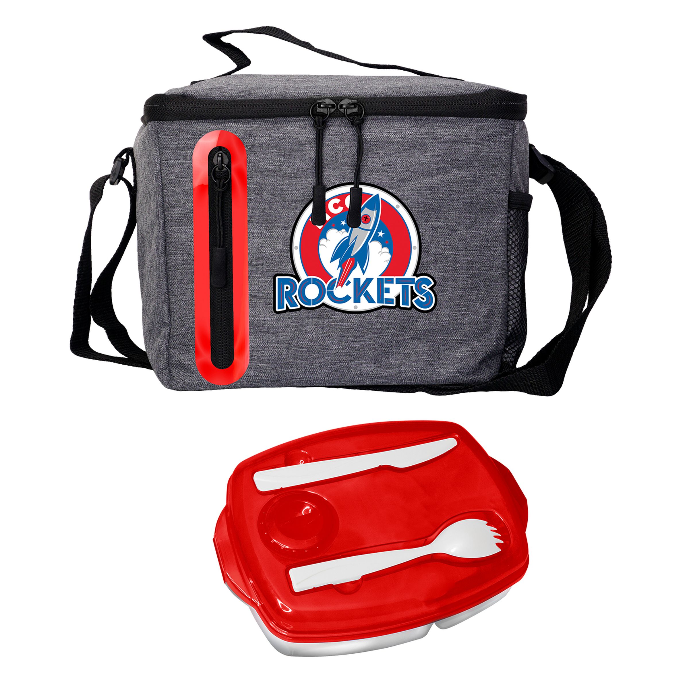 Locking Lid Oval Cooler Lunch Set 1