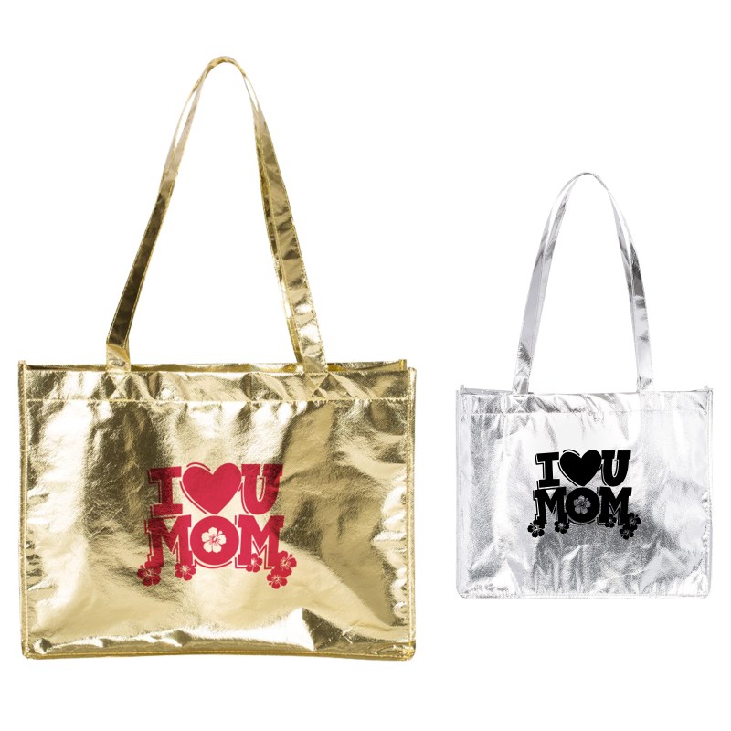 Full Color Metallic Large Tote 1 Full Color Metallic Large Tote 1