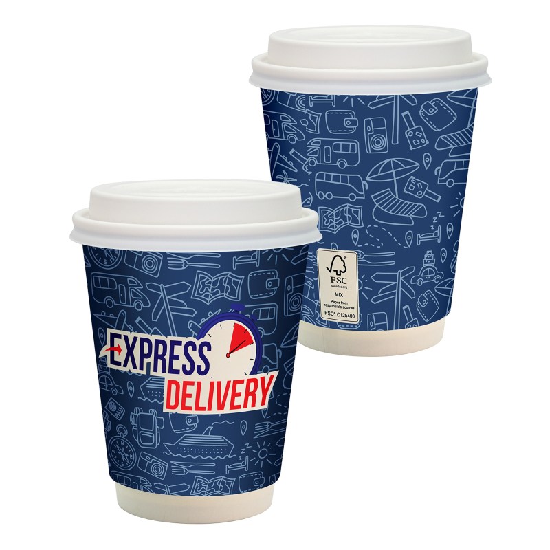 12 Oz. Full Color Paper Cup With Lid 1 12 Oz. Full Color Paper Cup With Lid 1