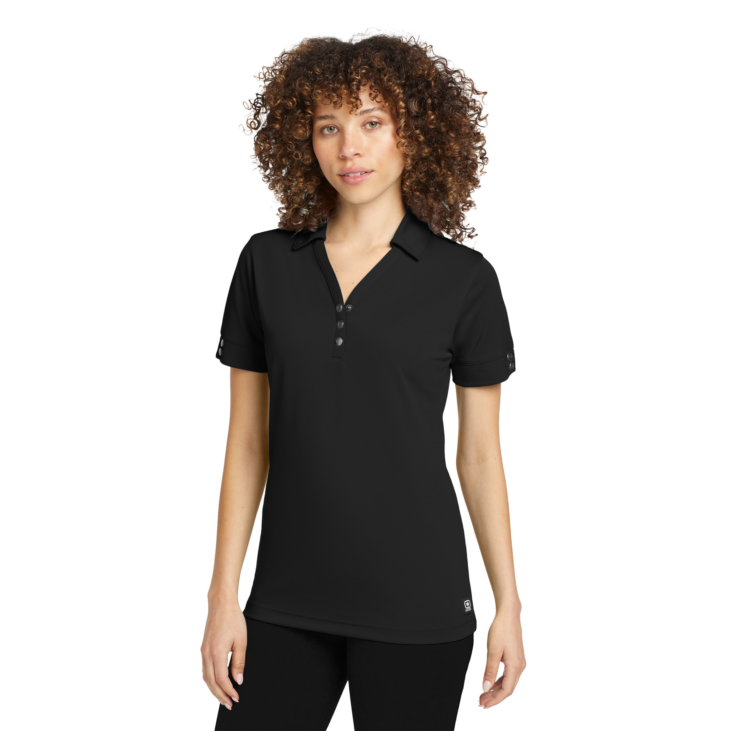 OGIO® - Ladies Glam Emblem Polo 1