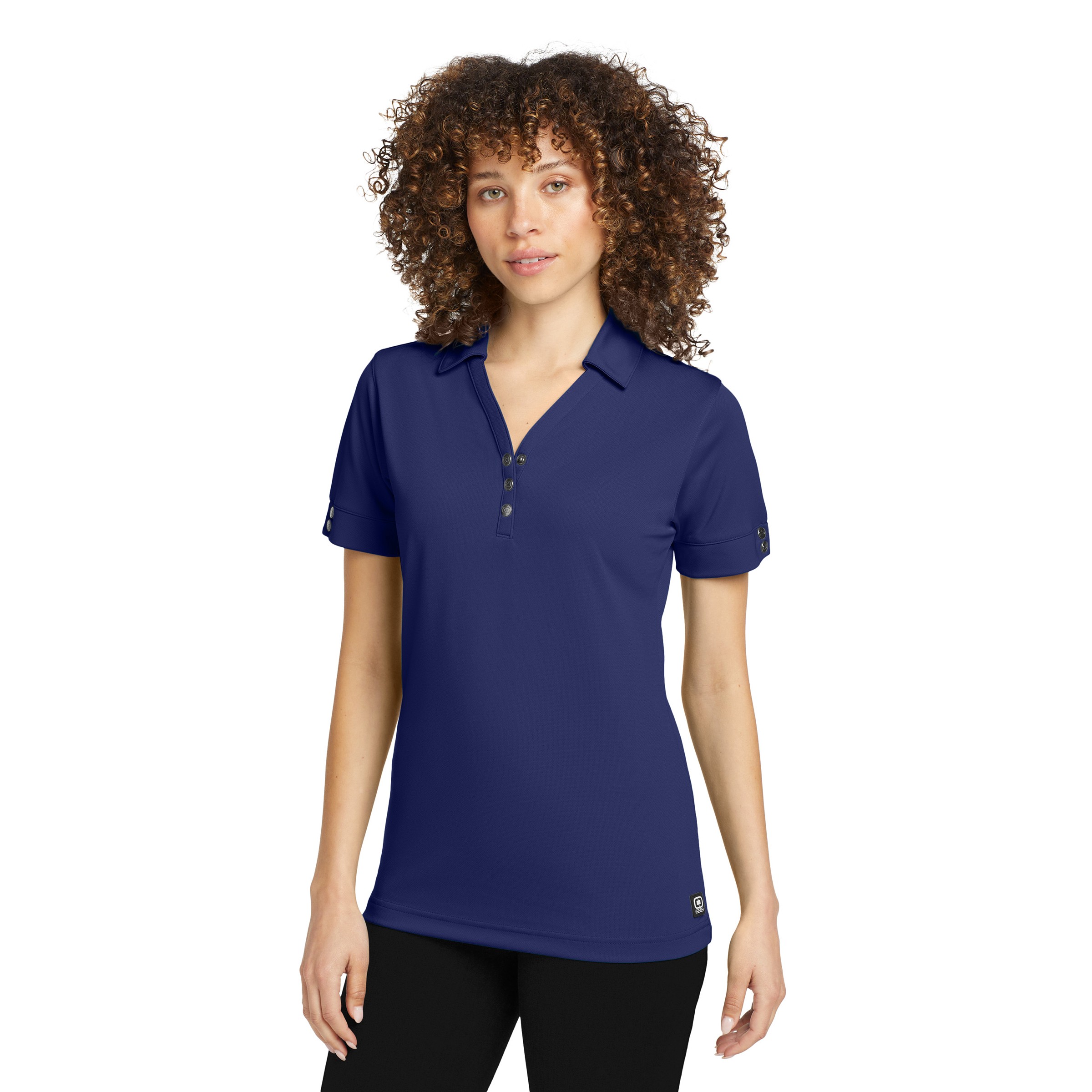OGIO® - Ladies Glam Emblem Polo 1