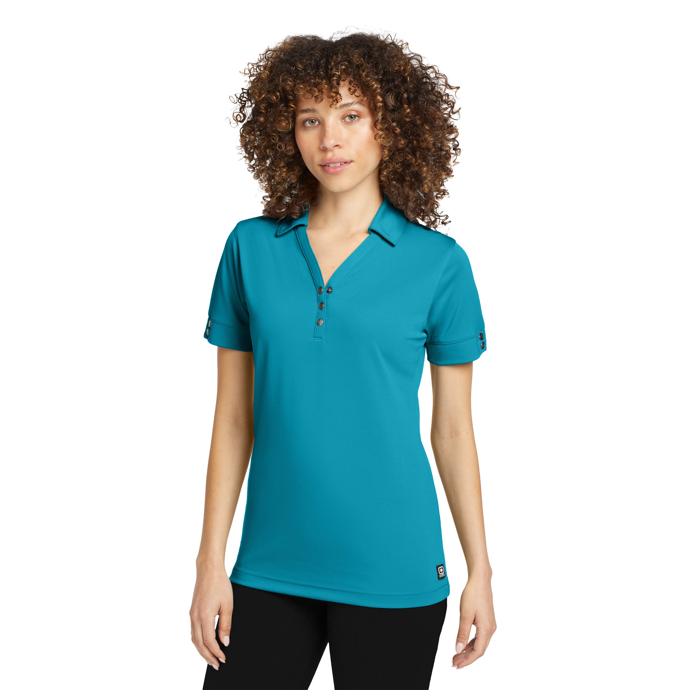 OGIO® - Ladies Glam Emblem Polo 1