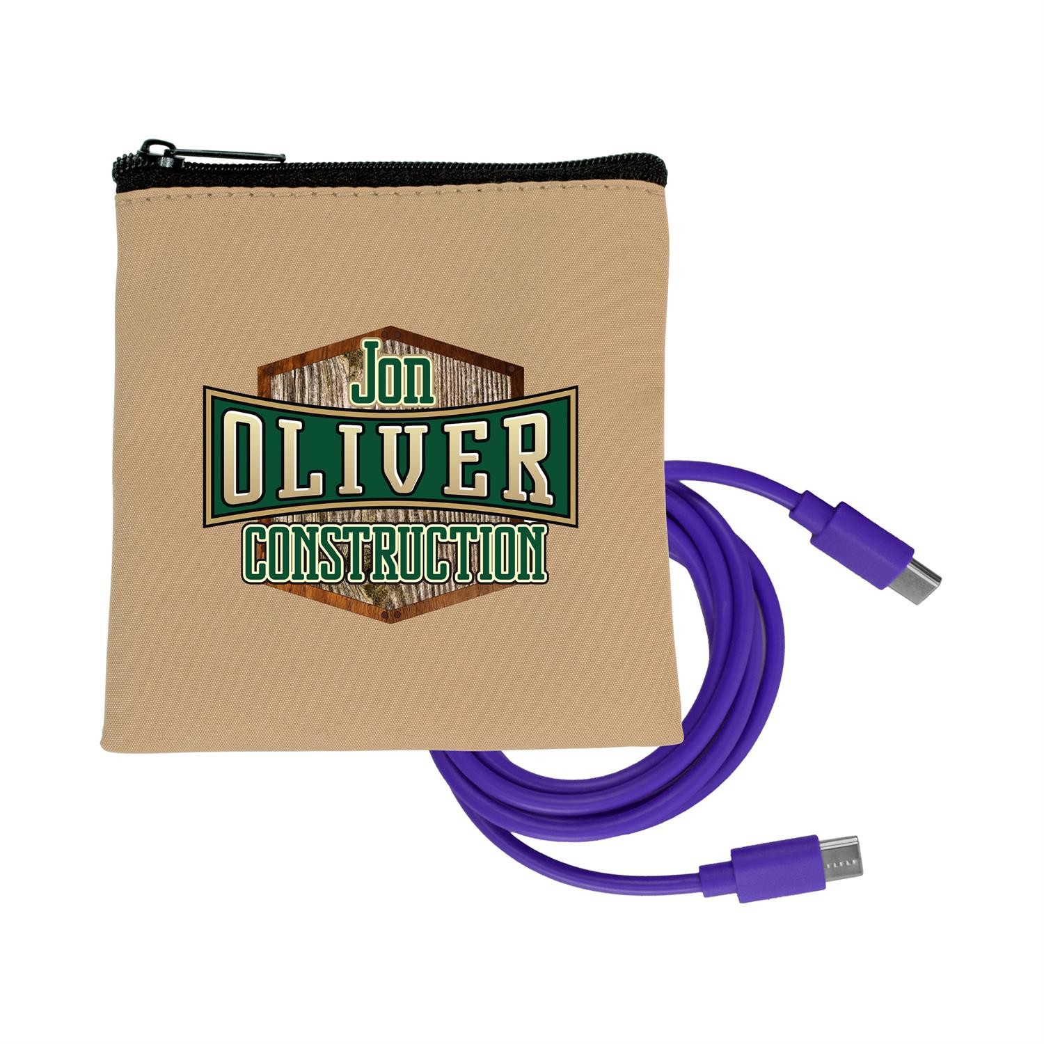 Tan Executive C to C Cable Set 1