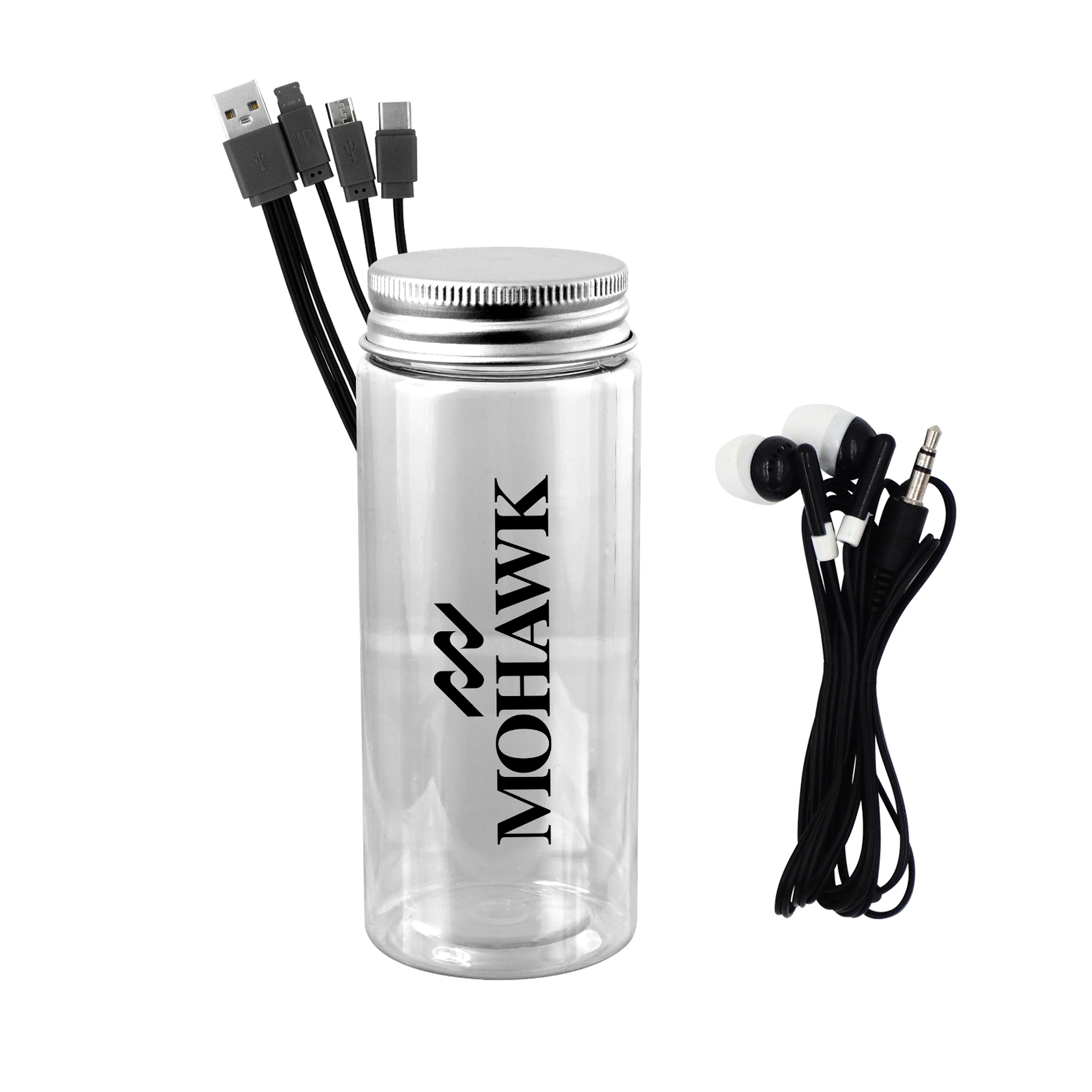 Bottled Cable Ear Bud Set 1