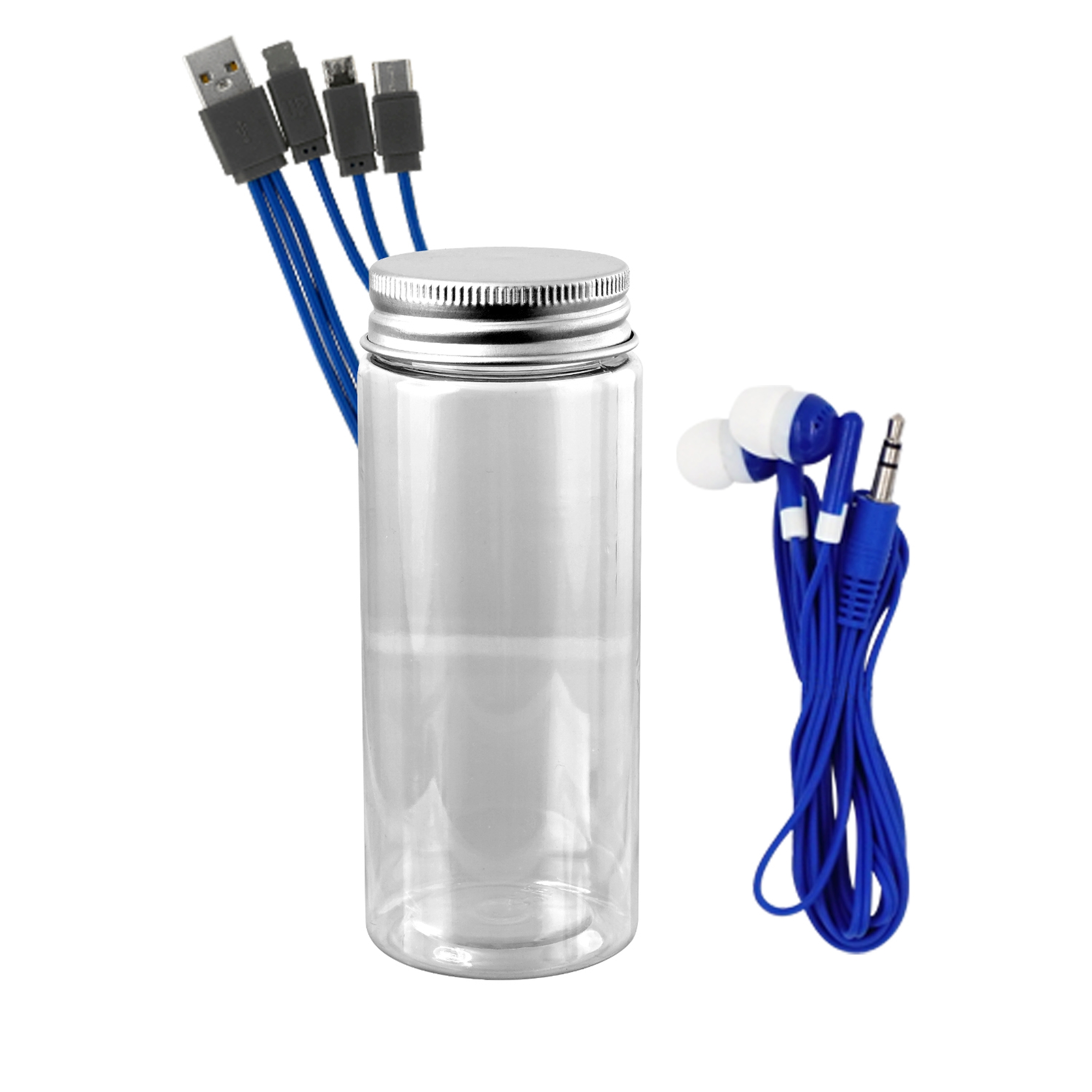 Bottled Cable Ear Bud Set 1