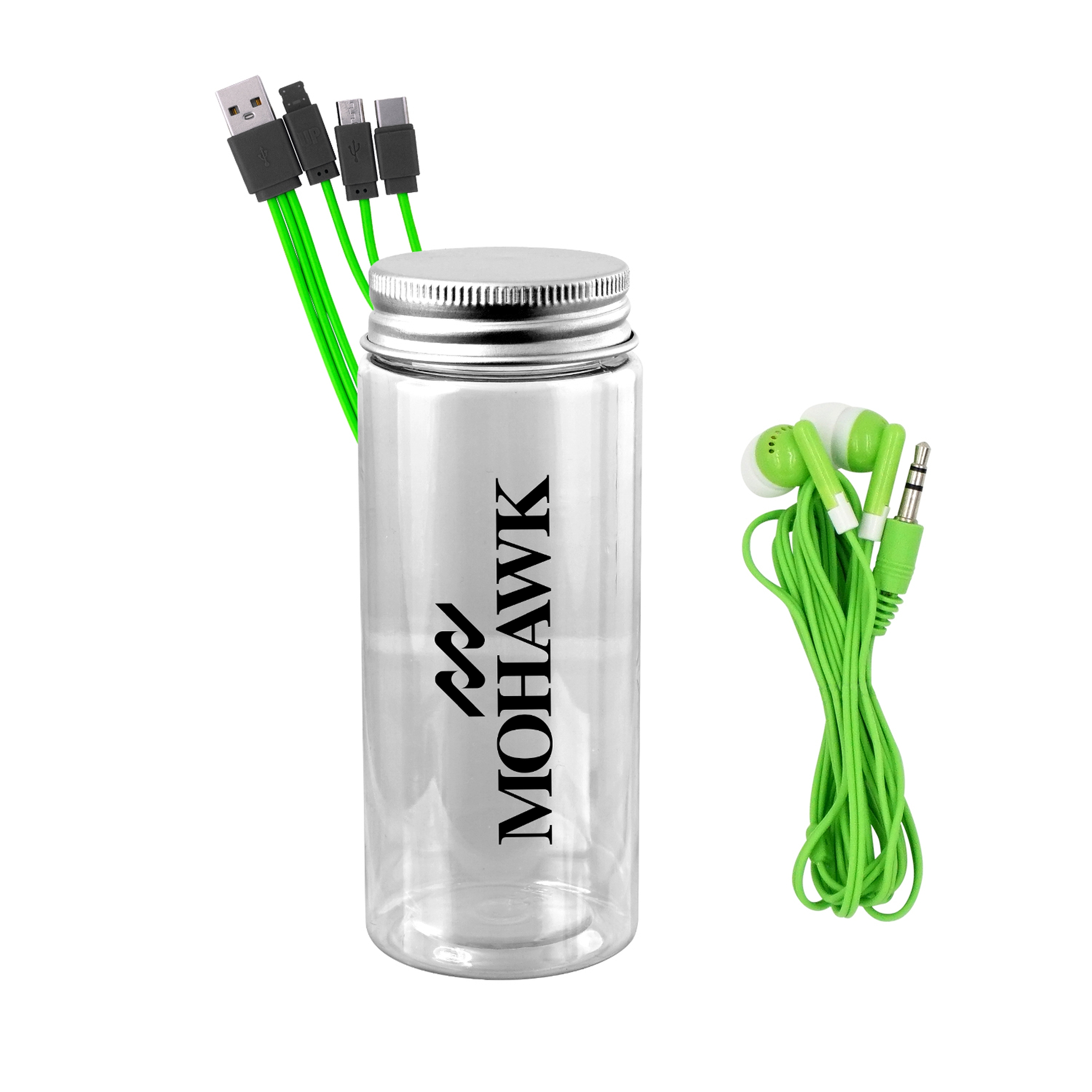 Bottled Cable Ear Bud Set 1
