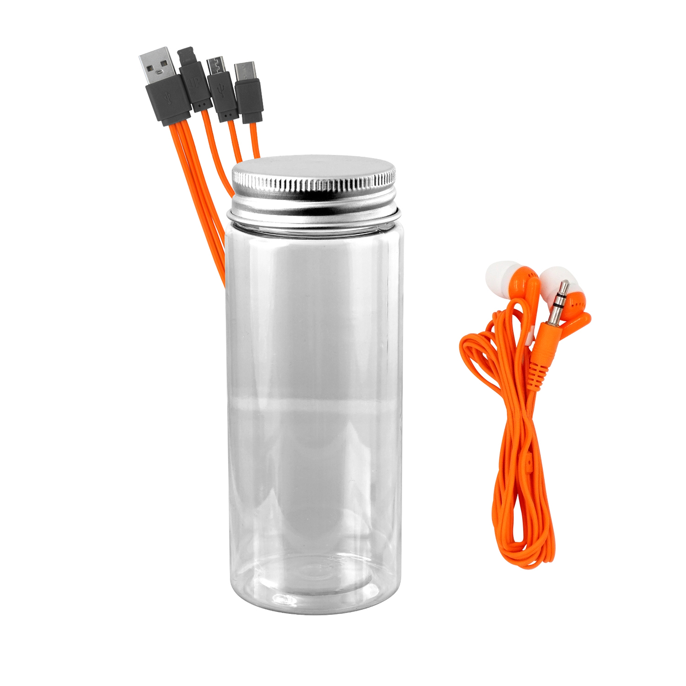 Bottled Cable Ear Bud Set 1