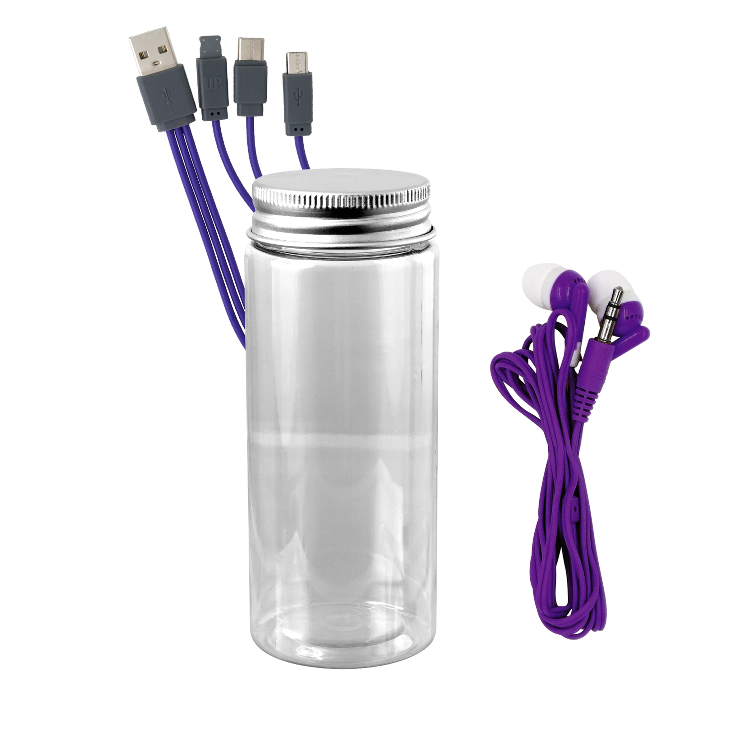 Bottled Cable Ear Bud Set 1