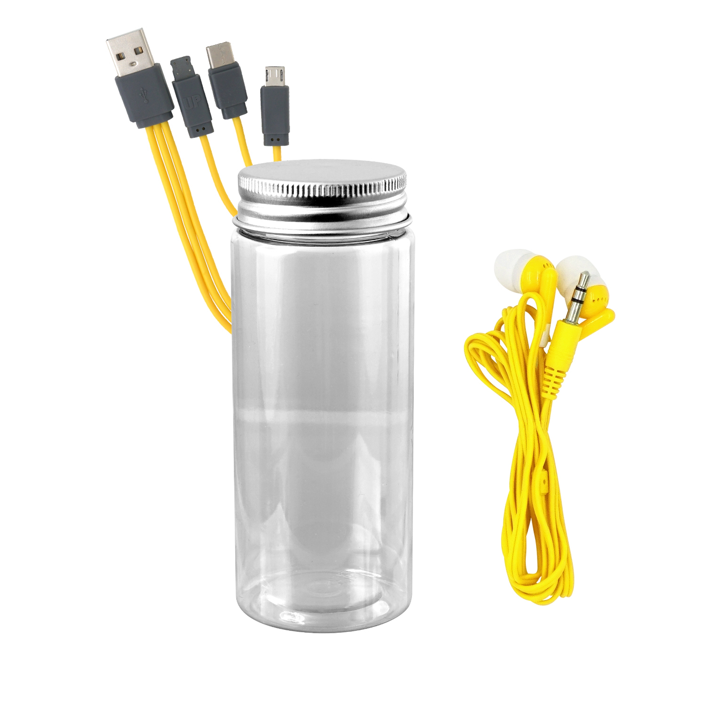 Bottled Cable Ear Bud Set 1