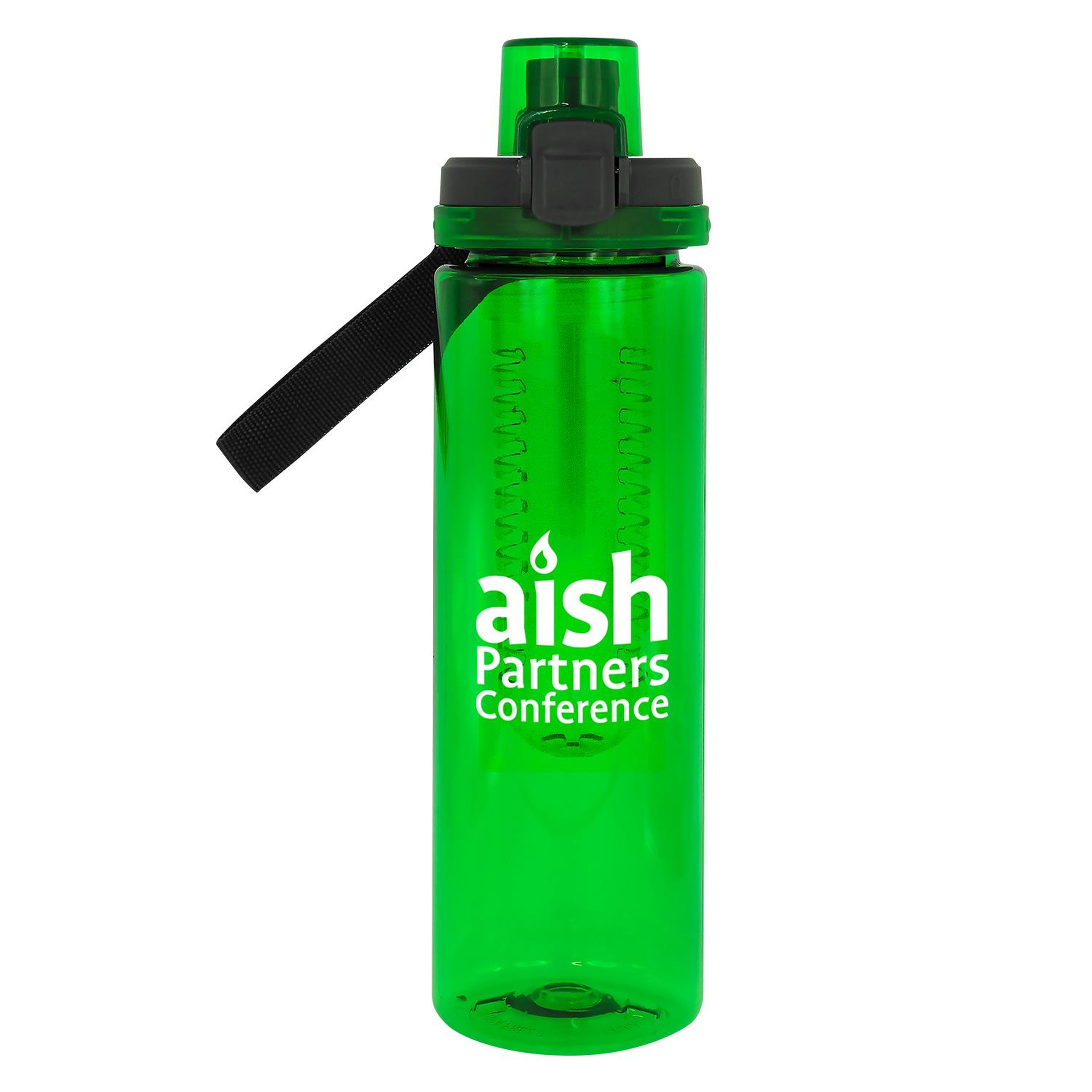 Locking Lid 24 oz. Colorful Bottle with Infuser 1