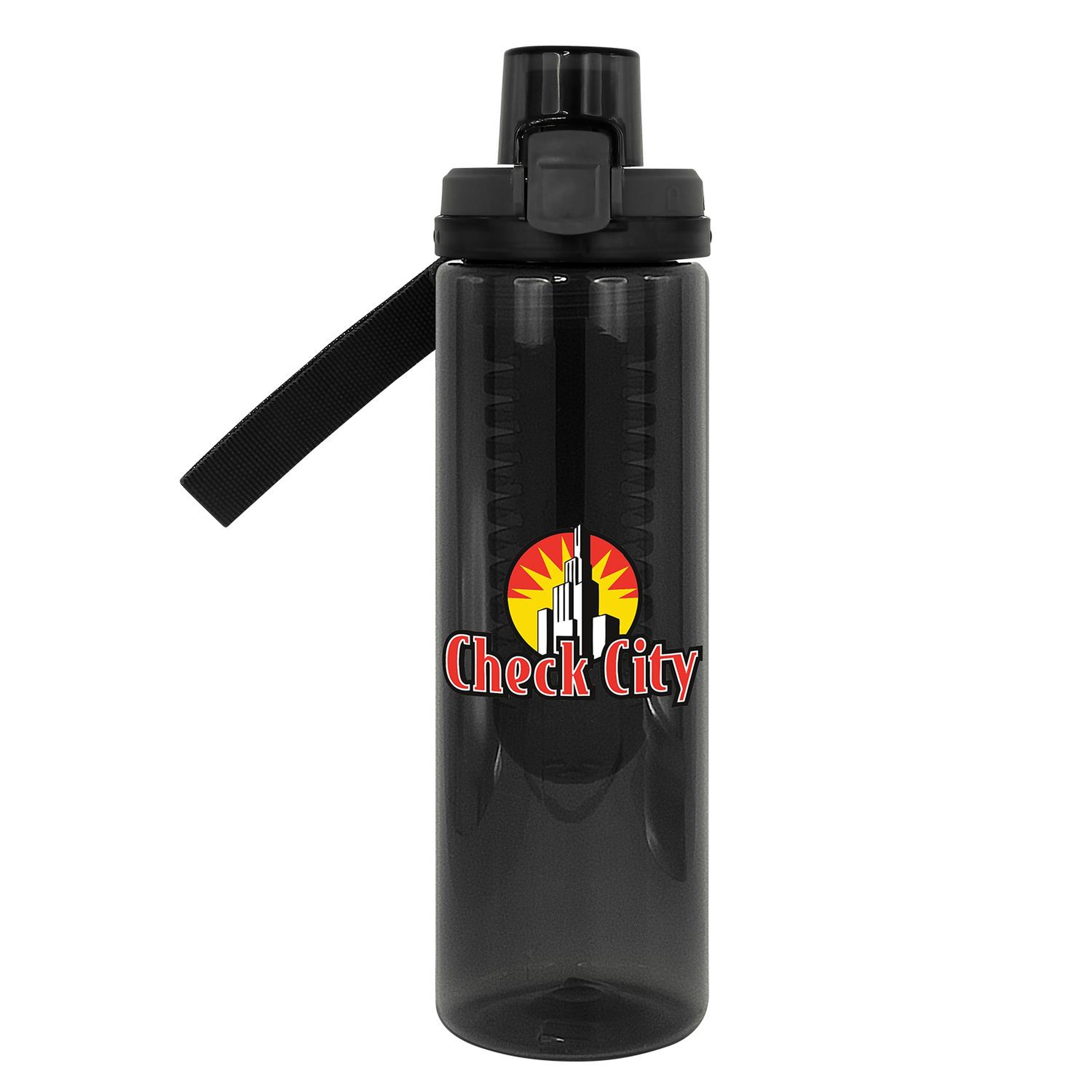 Locking Lid 24 oz. Colorful Bottle with Infuser 1