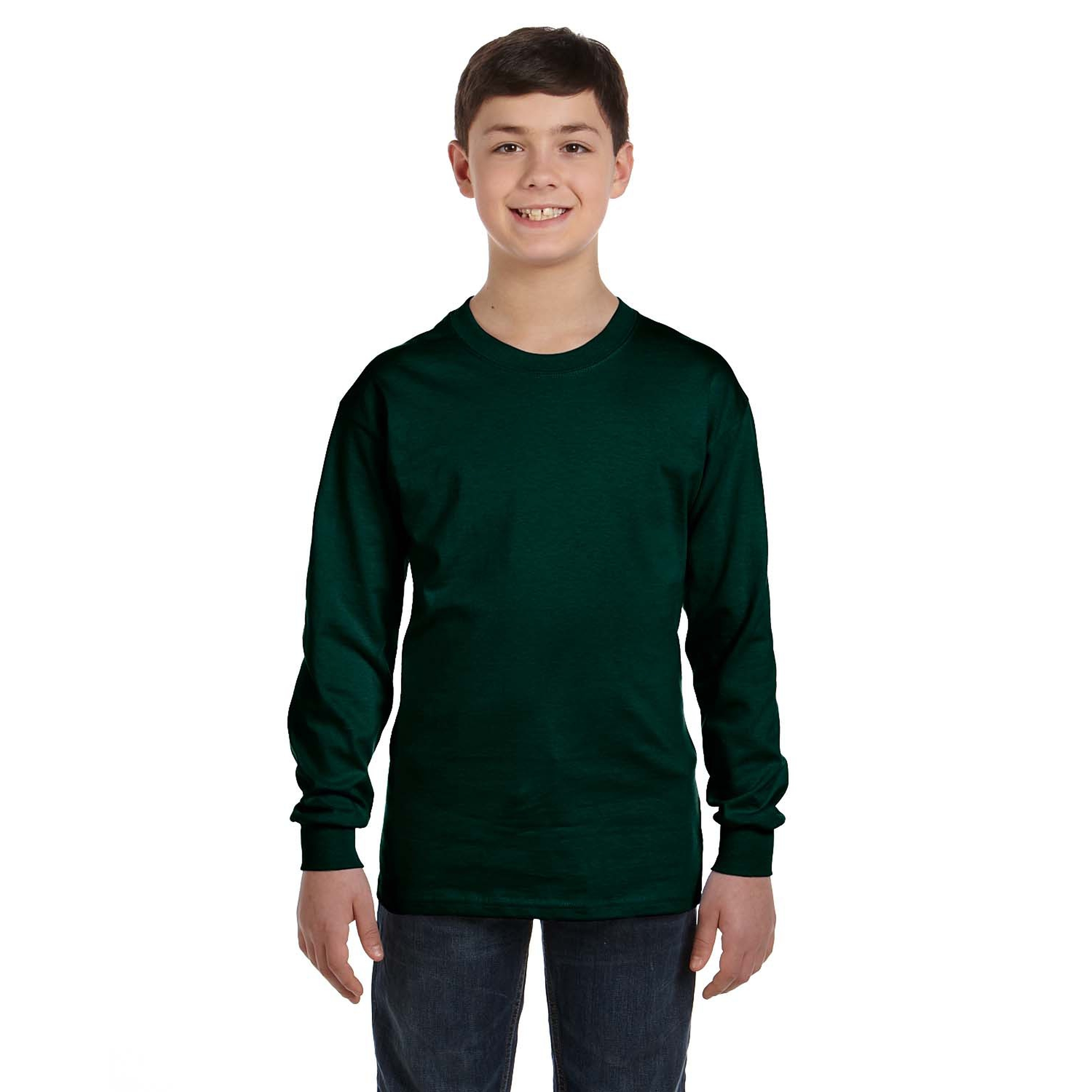 Gildan® Heavy Cotton™ Youth Long Sleeve T-Shirt 1