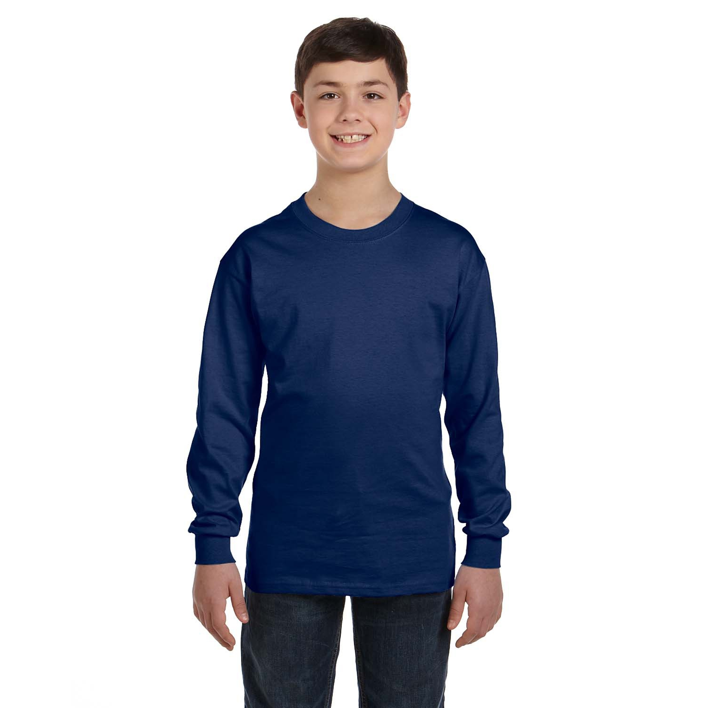 Gildan® Heavy Cotton™ Youth Long Sleeve T-Shirt 1
