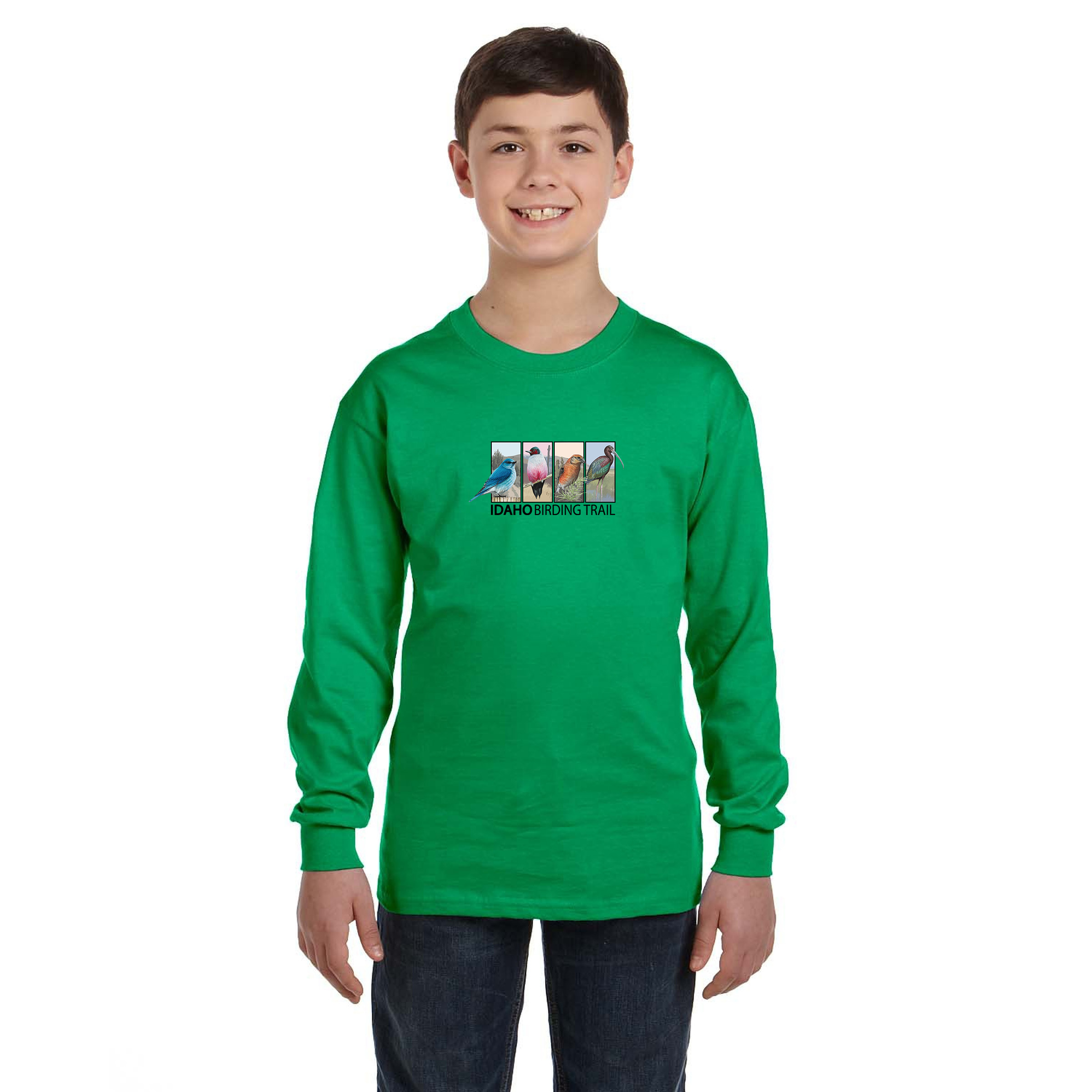 Gildan® Heavy Cotton™ Youth Long Sleeve T-Shirt 1