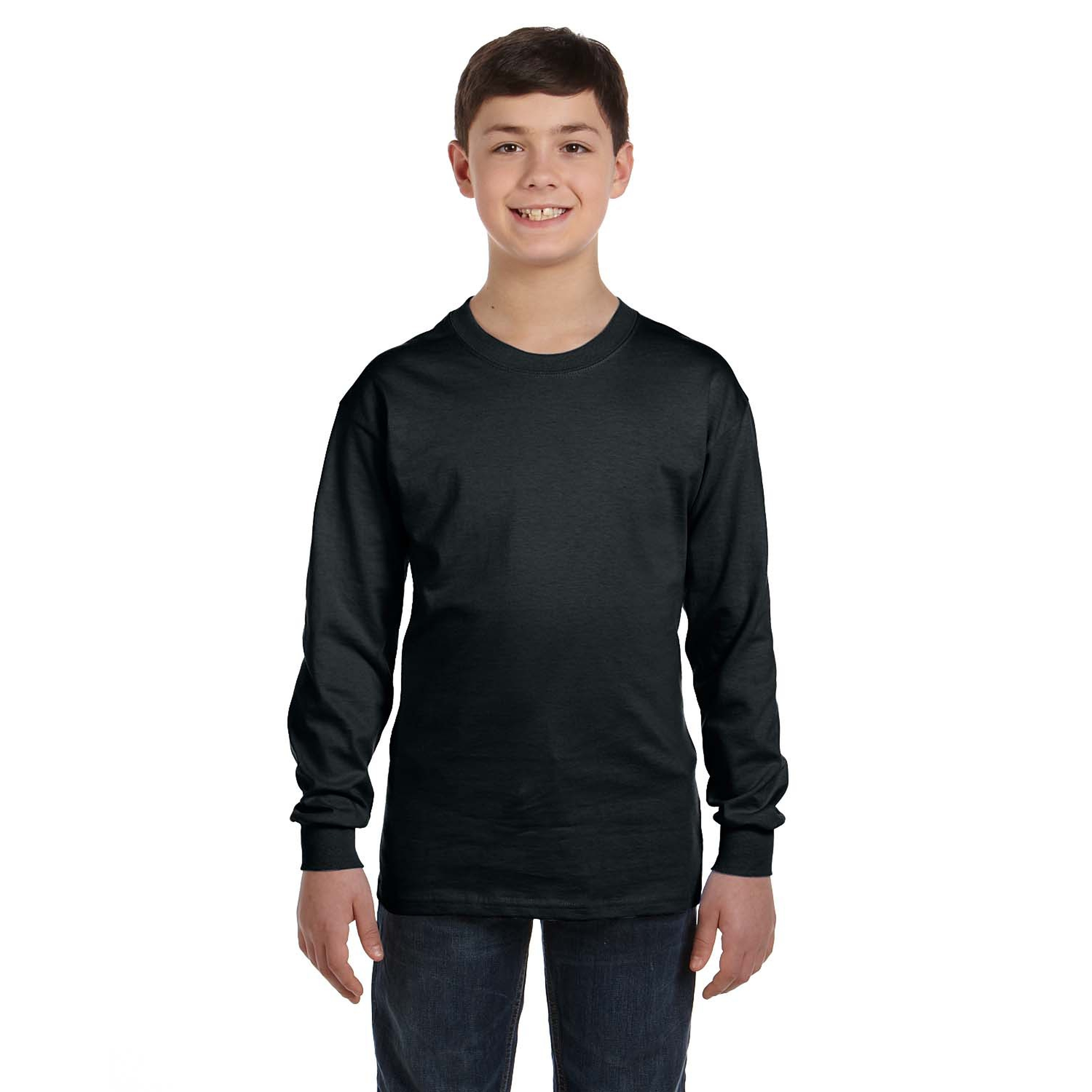 Gildan® Heavy Cotton™ Youth Long Sleeve T-Shirt 1