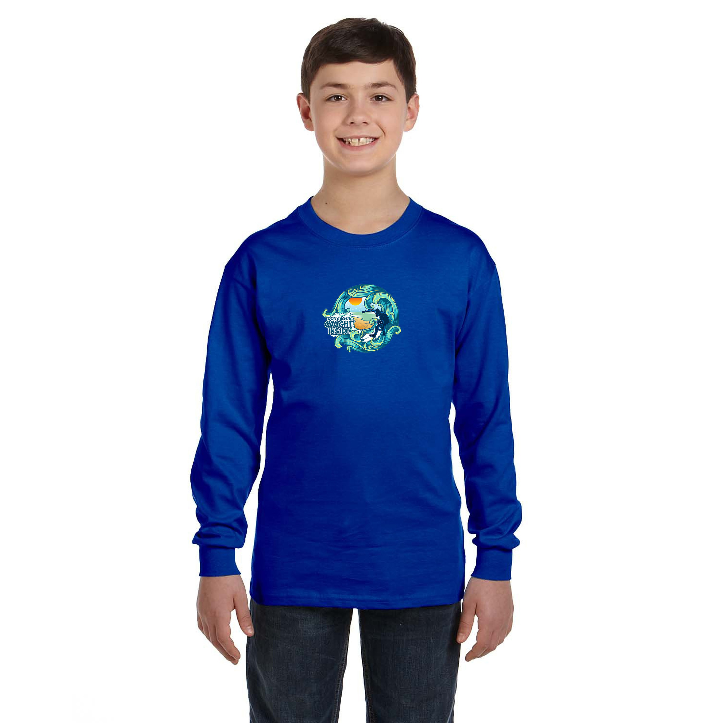 Gildan® Heavy Cotton™ Youth Long Sleeve T-Shirt 1