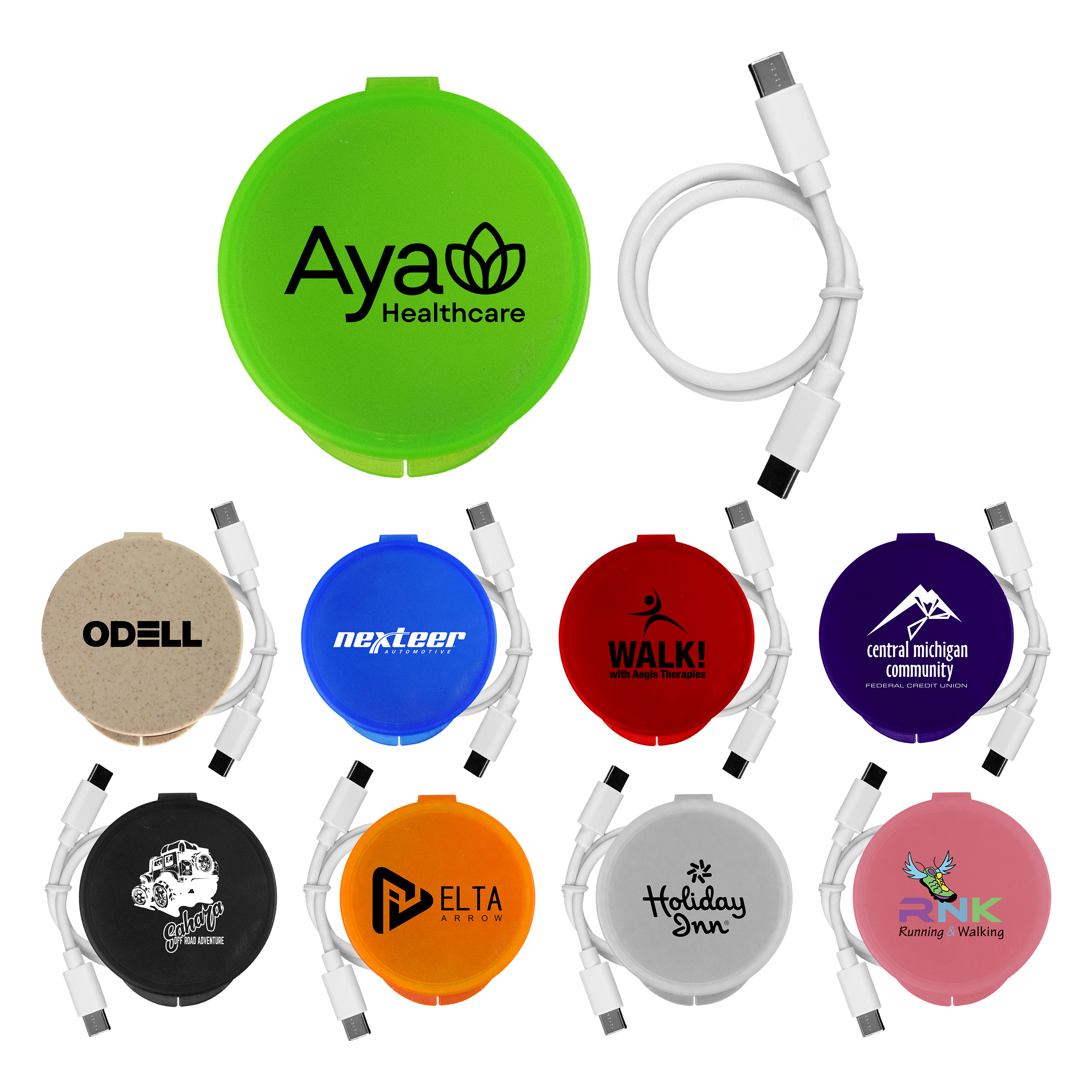 Round C to C Cable Set 1