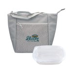 Handy Speck Cooler Tote Set - Gray Handy Speck Cooler Tote Set - Gray