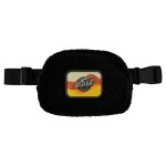 RPET Fuzzy Fanny Pack - Black Logo RPET Fuzzy Fanny Pack - Black Logo